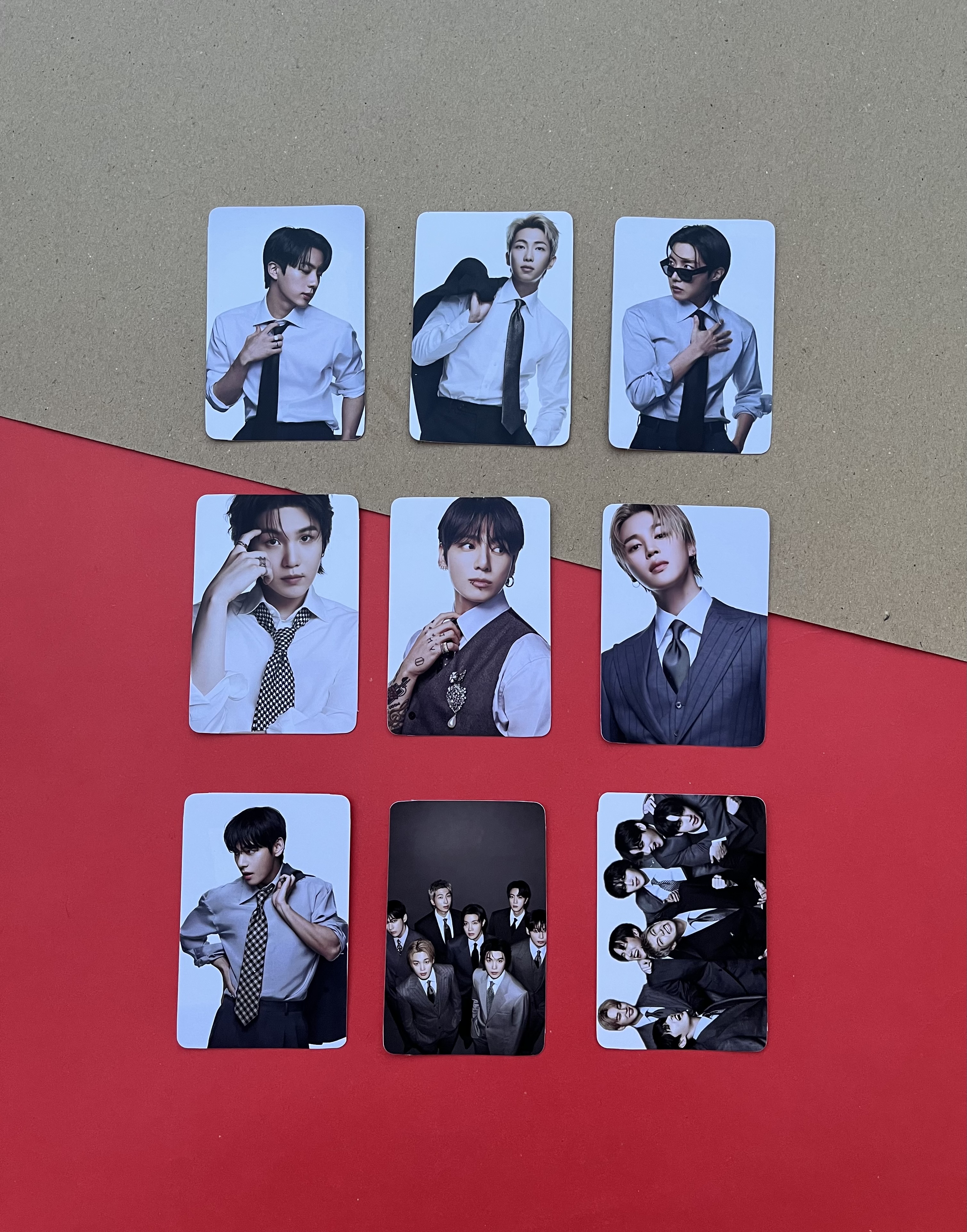 پک فتوکارت bts اریرانگ تم طوسی