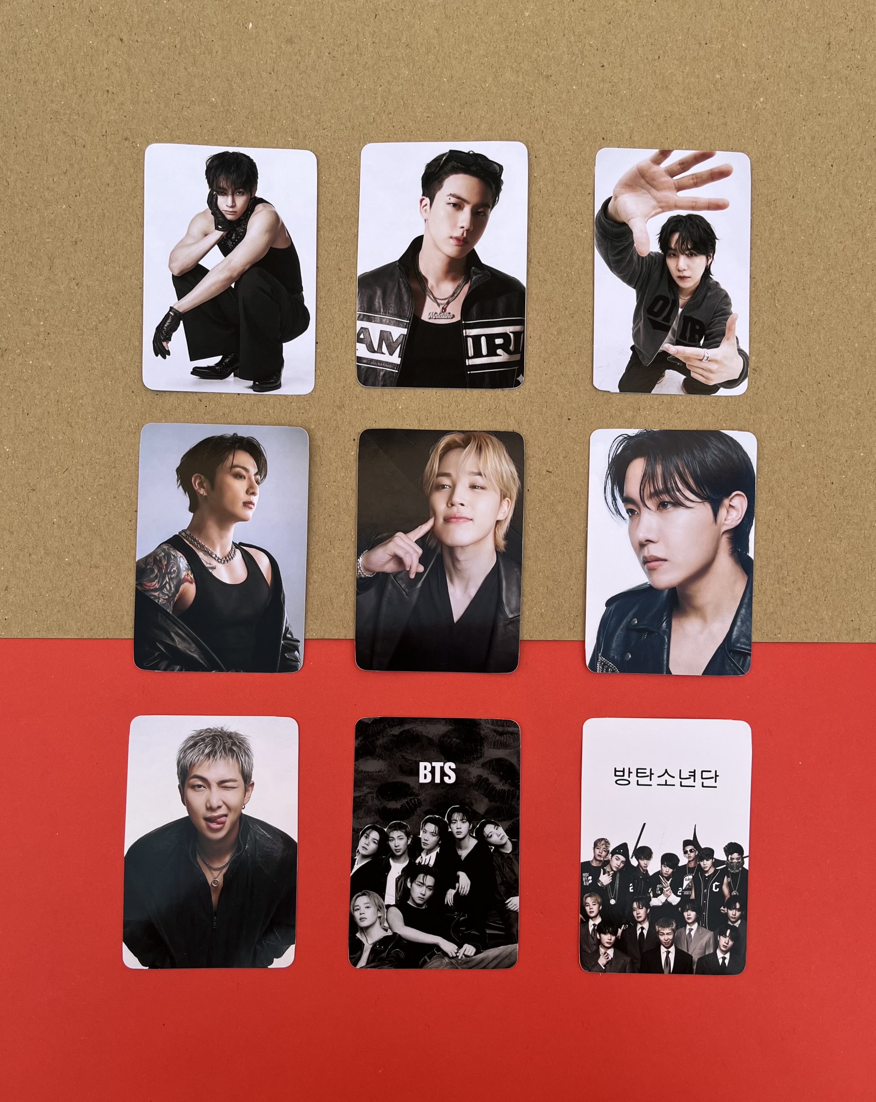 پک فتوکارت bts«تم مشکی»